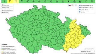 Meteorologové varují před silným větrem